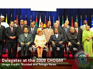 Delegates at the 2009 CHOGM